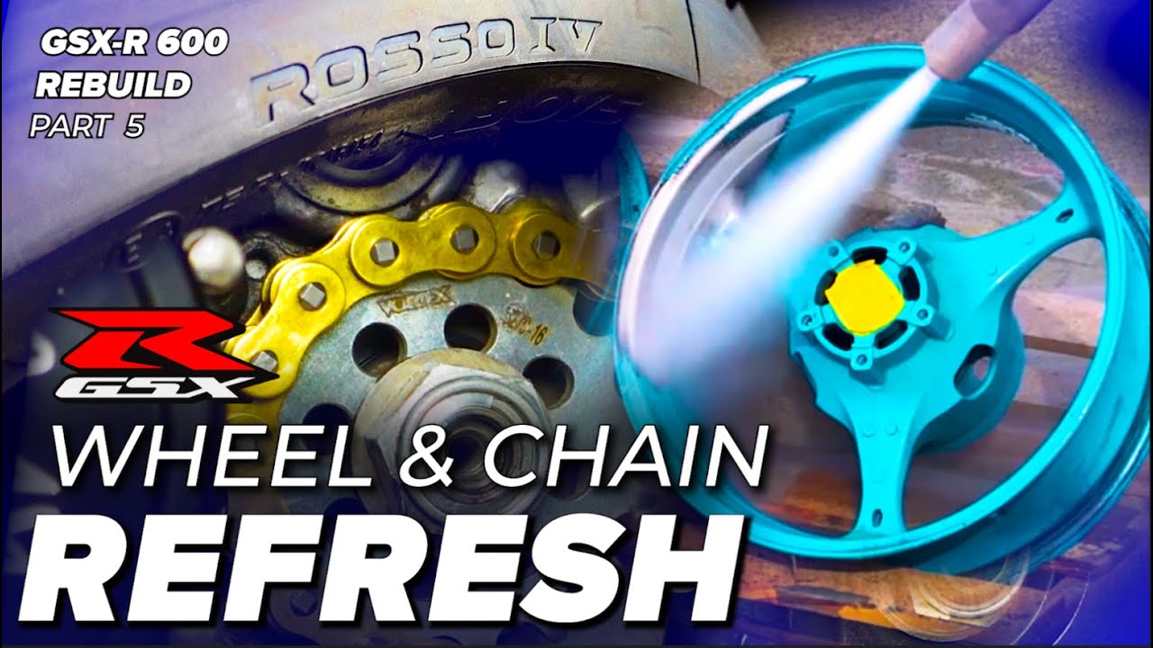 How To Replace Your GSX-R Tires, Chain & Sprockets | Suzuki GSX-R 600 Rebuild | Part 5