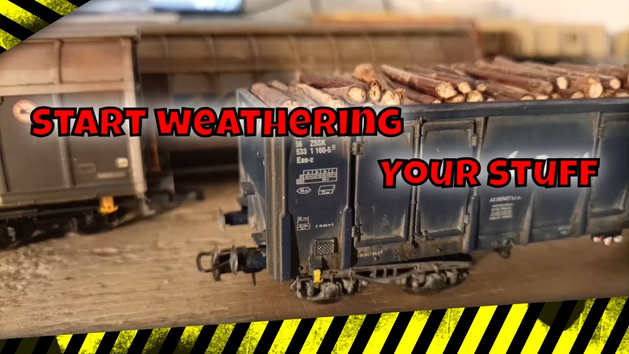 Waloryzacja, patynowanie ( weathering )- wstęp - najprostsza technika, mała prezentacja wagonów.
