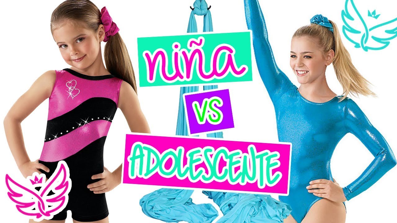 👧 NIÑA vs ADOLESCENTE 👩 | ACROBACIA Y GIMNASIA ARTISTICA 💫| ACROTELAS Y TRAPECIO | Grupo SILFIDES