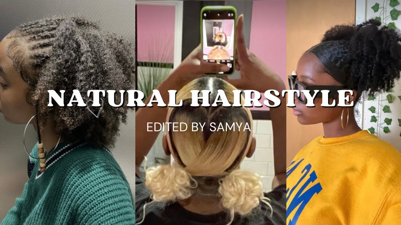 natural hairstyles on black tiktok| 