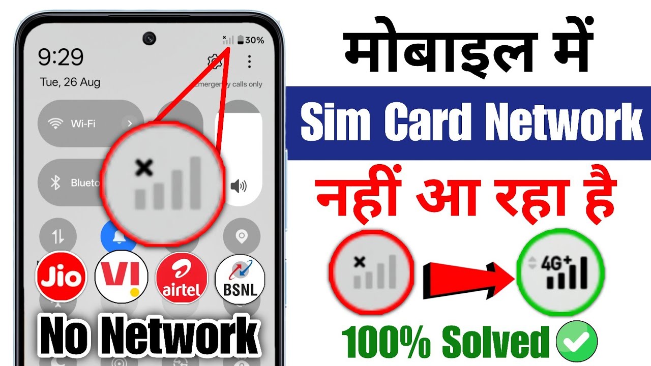Sim card not showing network problem 2025 | Sim card is not working in mobile | Network problem