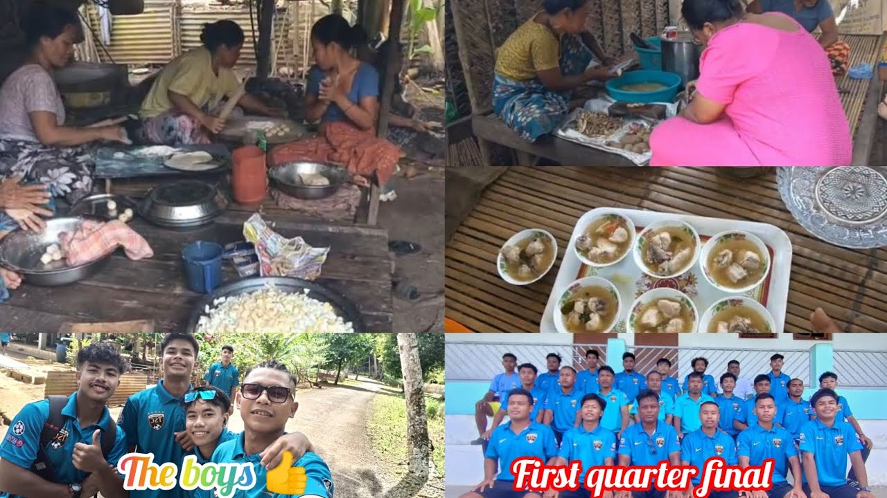 Tamaloo footballers team Refreshment at Lirei tuhet Tamaloo village carnicobar 