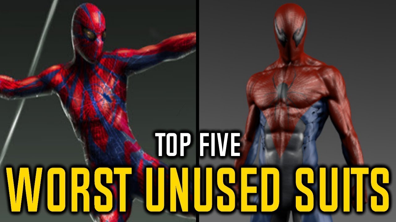 Top 5 WORST Unused Spider-Man Movie Suits