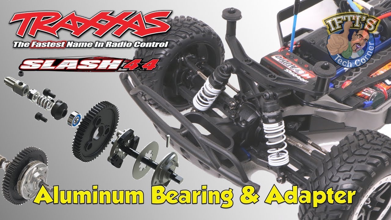 #04 Traxxas Slash 4X4 - Aluminum Bearing & Adapter for Slipper Shaft Install