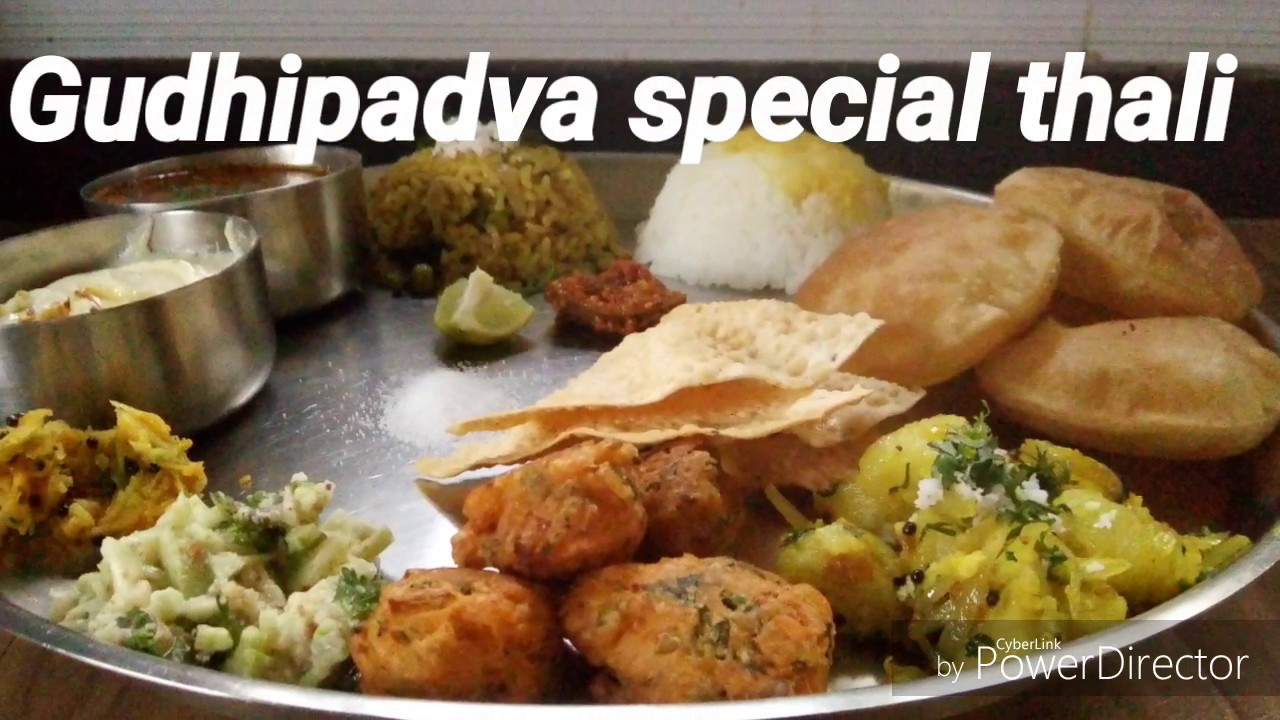 Gudhipadva special traditional maharashtrian Thali