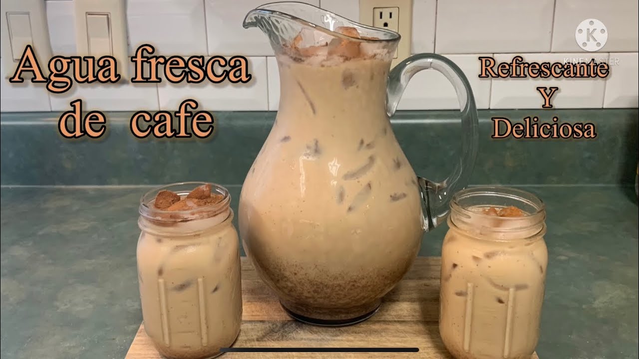 Agua fresca de café / receta fácil
