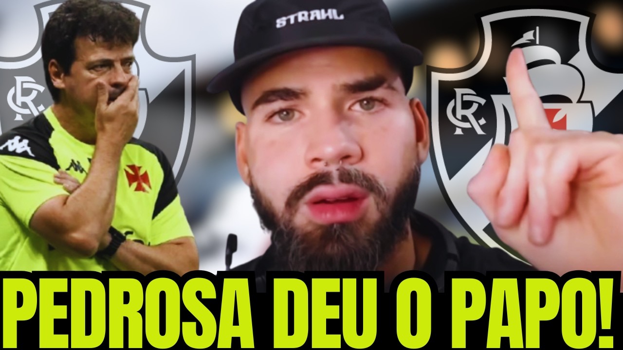 PEDROSA MANDOU PAPO SOBRE TRABALHO DE FERNANDO DINIZ NO VASCO!