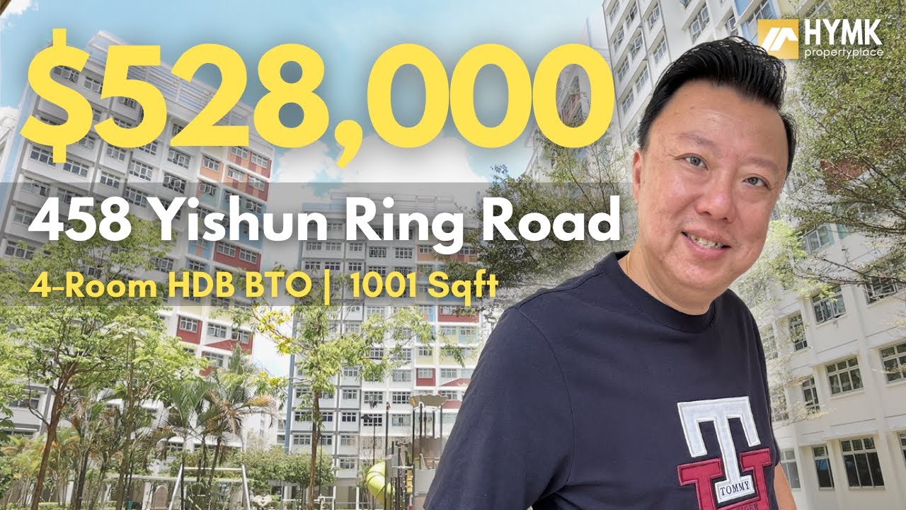 HDB Home Tour | 458 Yishun Ring Rd | 4-Room 1001sqft | Affordable & Welcoming Community | $528,000