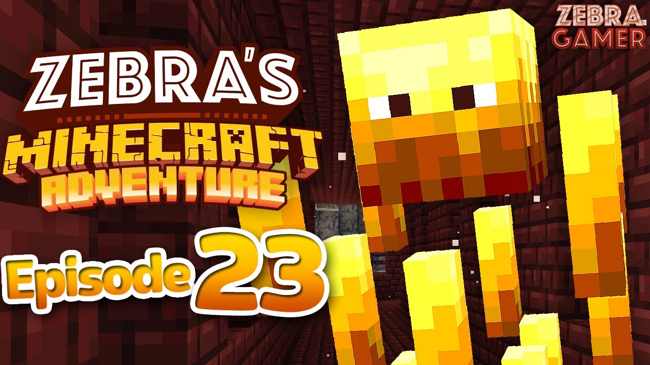 Zebra's Minecraft Adventure Part 23 - Nether Fortress!