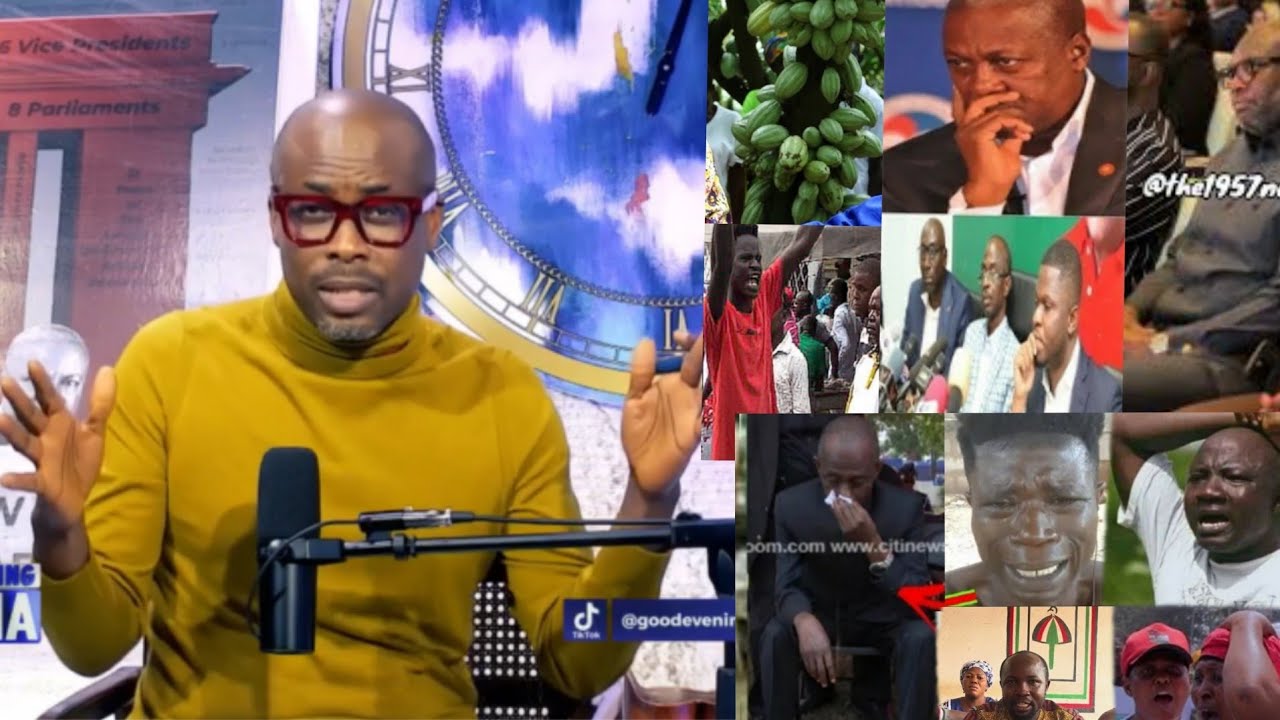 Oh Mahama why so soon?Cocoa farmers now crying&ßegging...Paul Otchere set records straight;NDC fà!l.