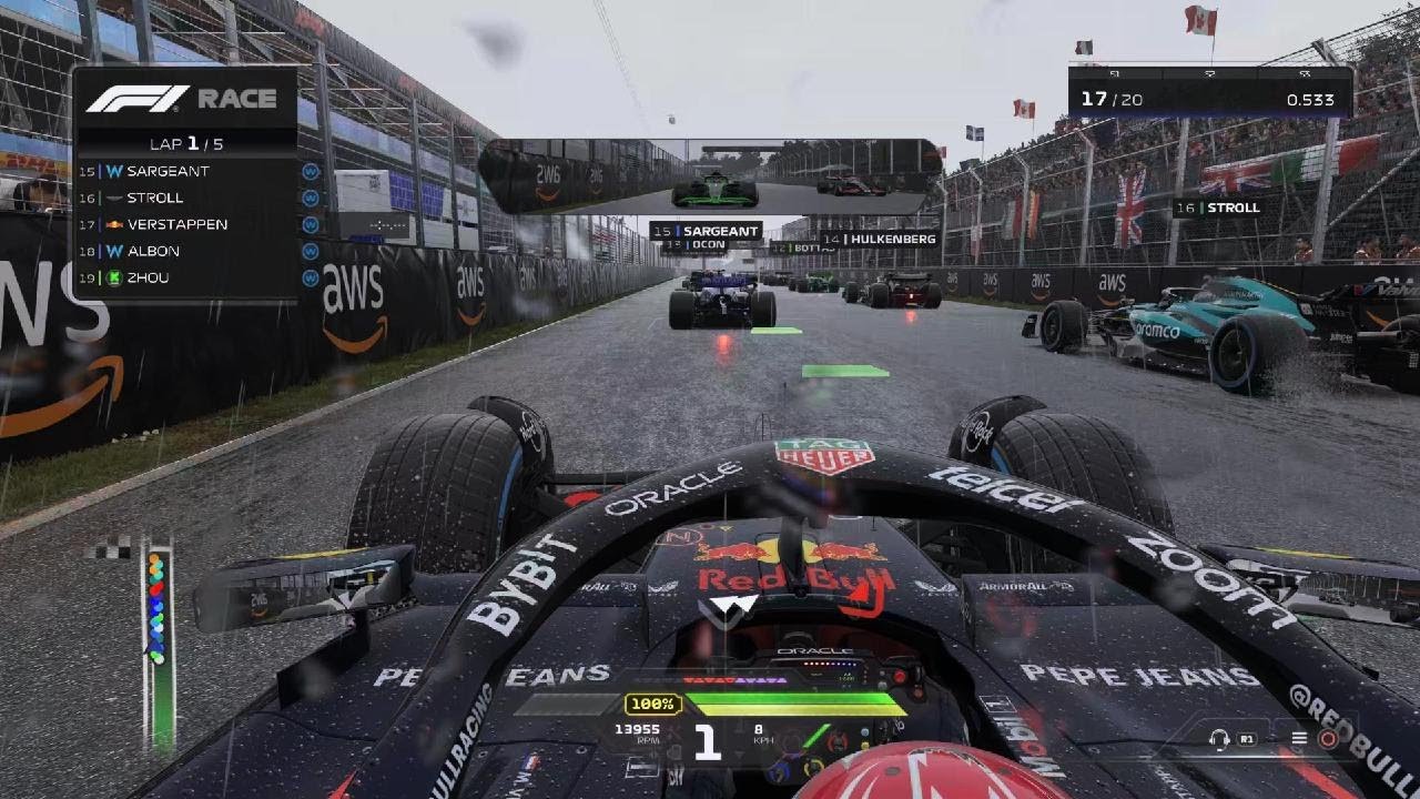 F1 24 Canada GP PS5 4K 60FPS Gameplay