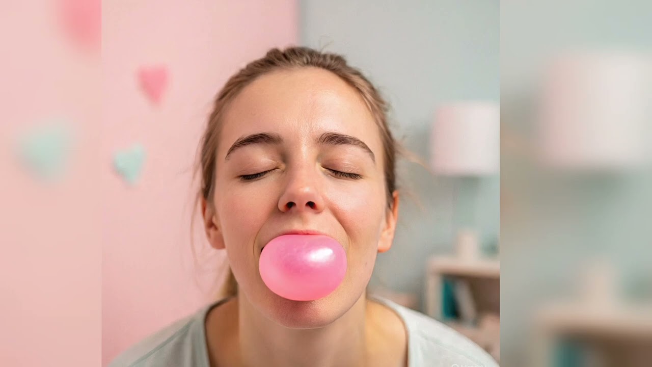 ASMR CLOSE UP | 14 MINUTES GUM CHEWING