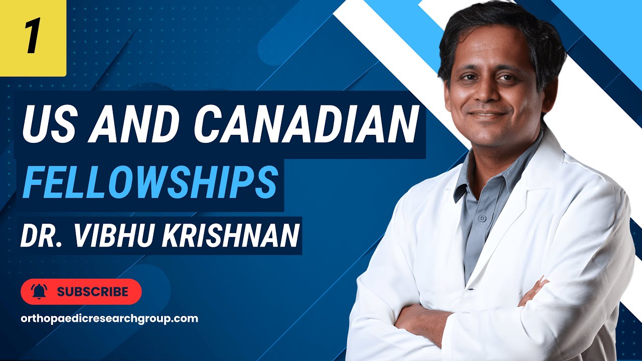 Pathway to US and Canadian Fellowships |  Part 1 | Brew With Bones | ORG