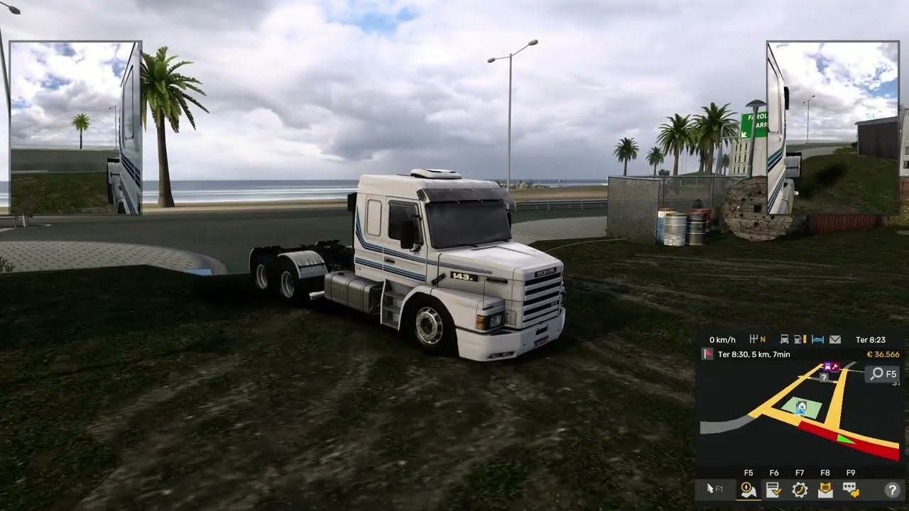 Viagem tranquila de mais de 500 km | Gameplay ETS2.