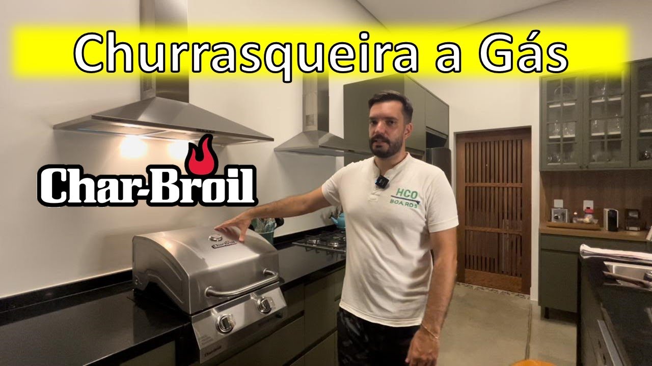 Churrasqueira a gás de embutir - Char-Broil