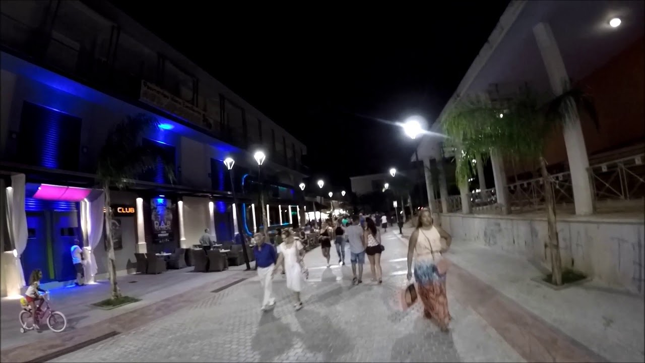 Downtown Argostoli when the sun goes down, Kefalonia, Greece