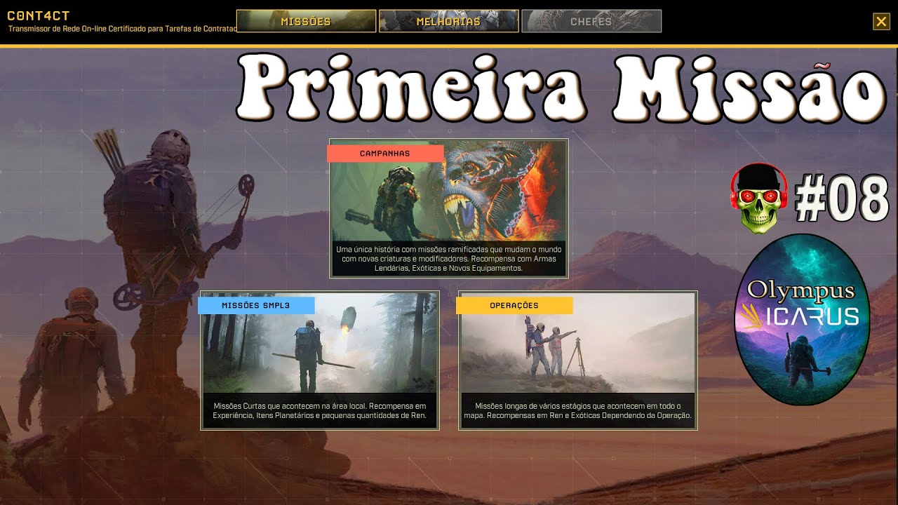 Primeira Missão ICARUS  Olympus 🐻 EP 08
