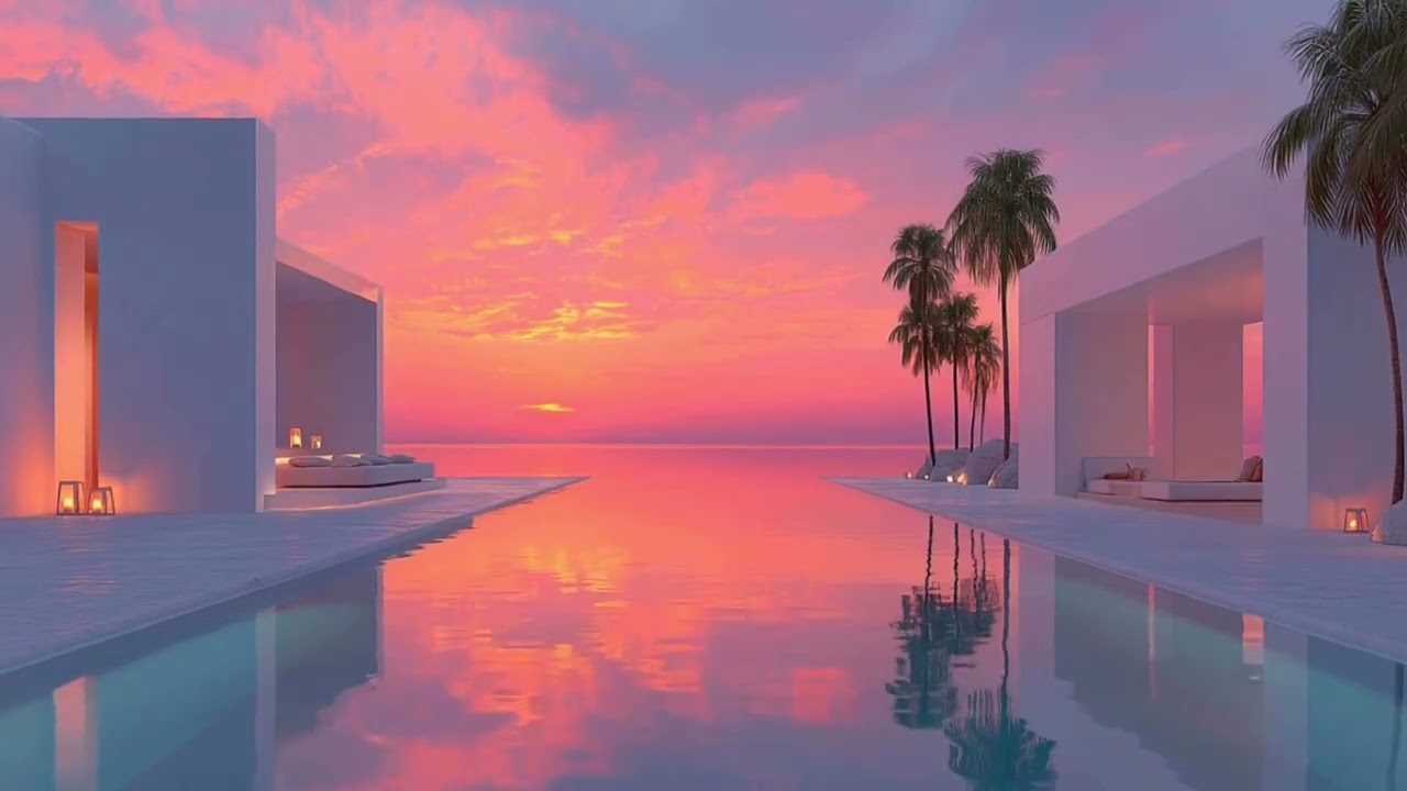 Luxury Golden Hour Chillout Lounge | Sunset Ambient Music for Relaxation, Focus and Calm Nights