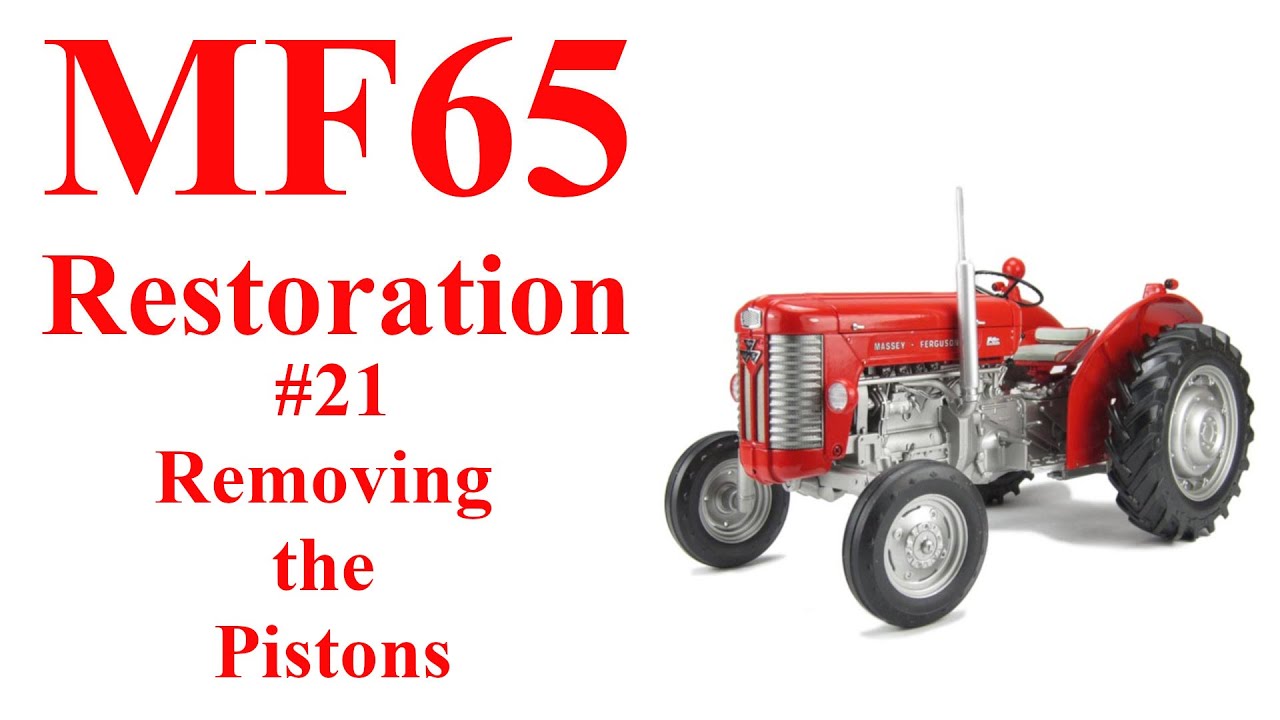 Massey Ferguson 65 # 21 Removing the Pistons, No wonder it had blow by!
