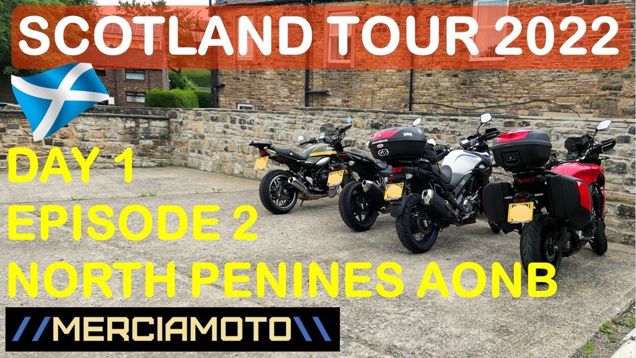 Scotland Motorcycle Adventure 2022 Day 1 Episode 2 - Sedbergh to Haltwhistle - Yamaha Tracer 9 GT