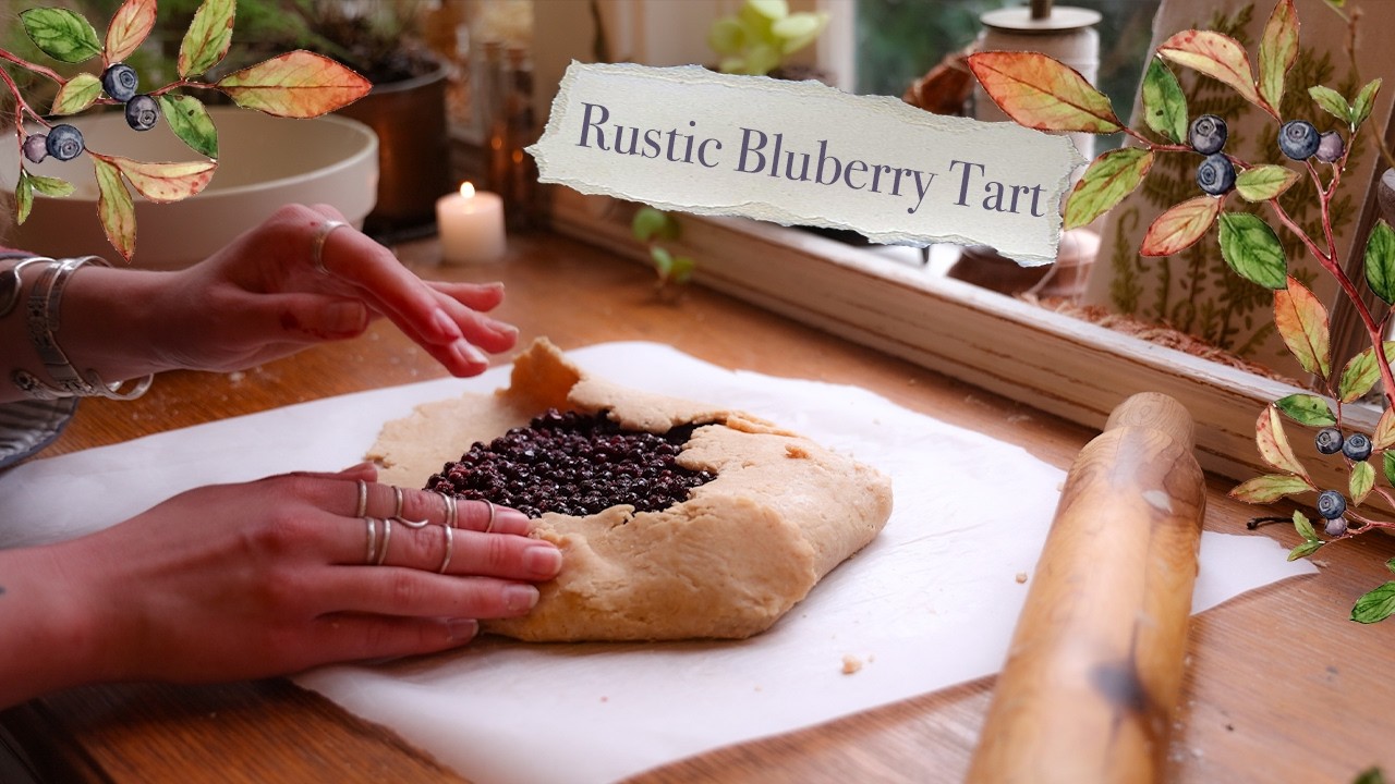 Blueberry Rustic Tart | Simple Kitchen Witchery to end Winter and Welcome Spring