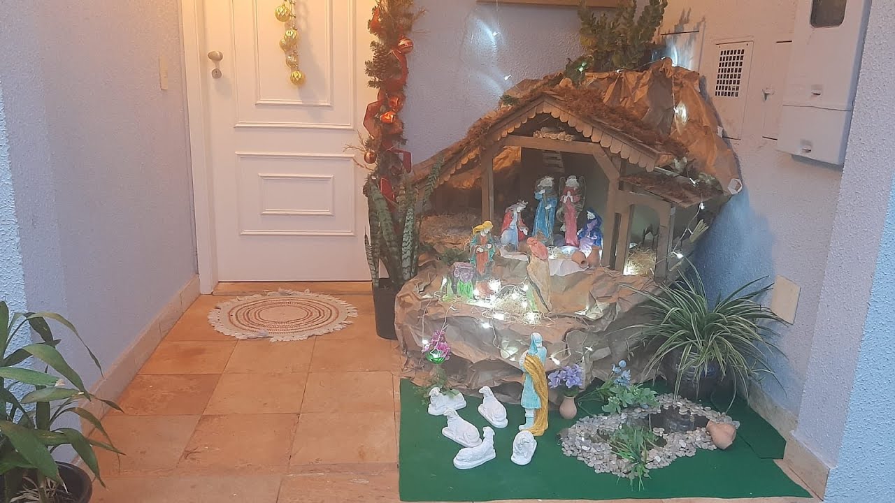 DIY : Montagem de presépio natalino em espaço muito pequeno/Feliz Natal/merry christmas