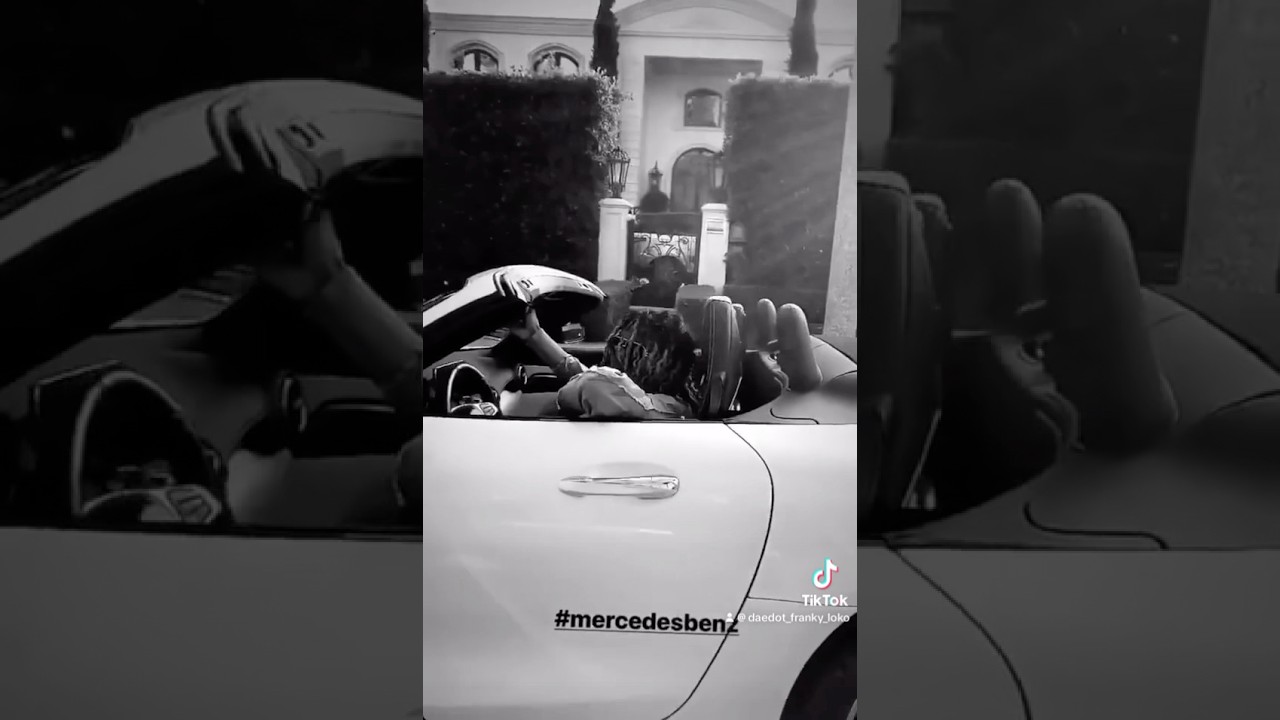 Dae Dot drop the top on the Benz in Beverly Hills