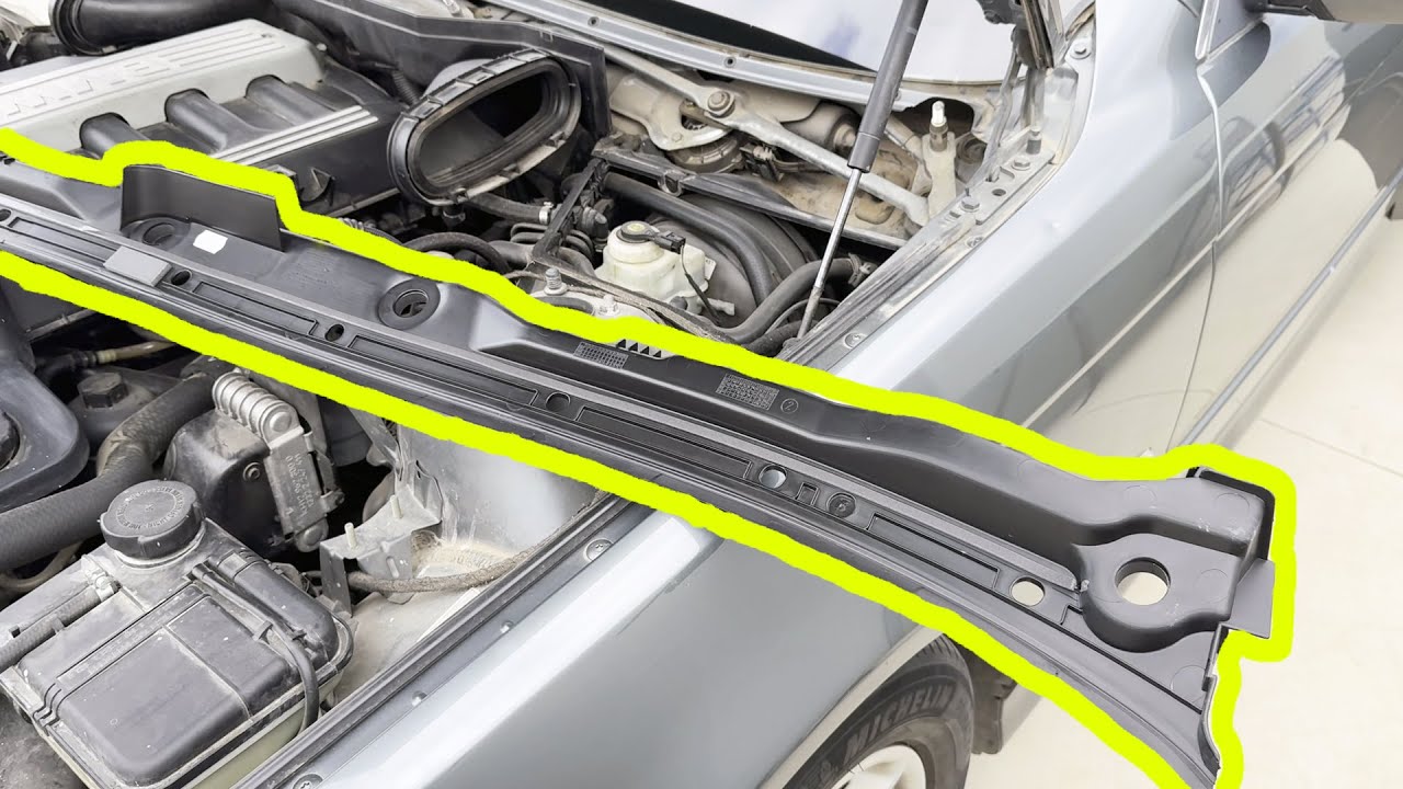 Sustitución embellecedor de cortavientos (torpedo) BMW E39