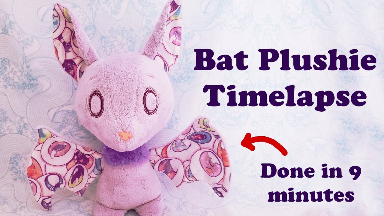 Watch me make this cute bat! (Sped up)