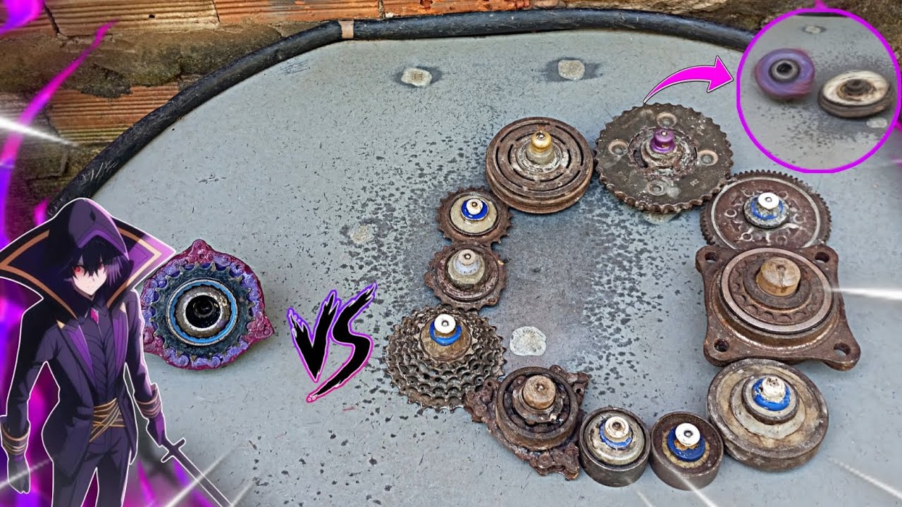 Ganhou de todas?! SHADOW CLONES contra 11 Beyblades CASEIRAS!