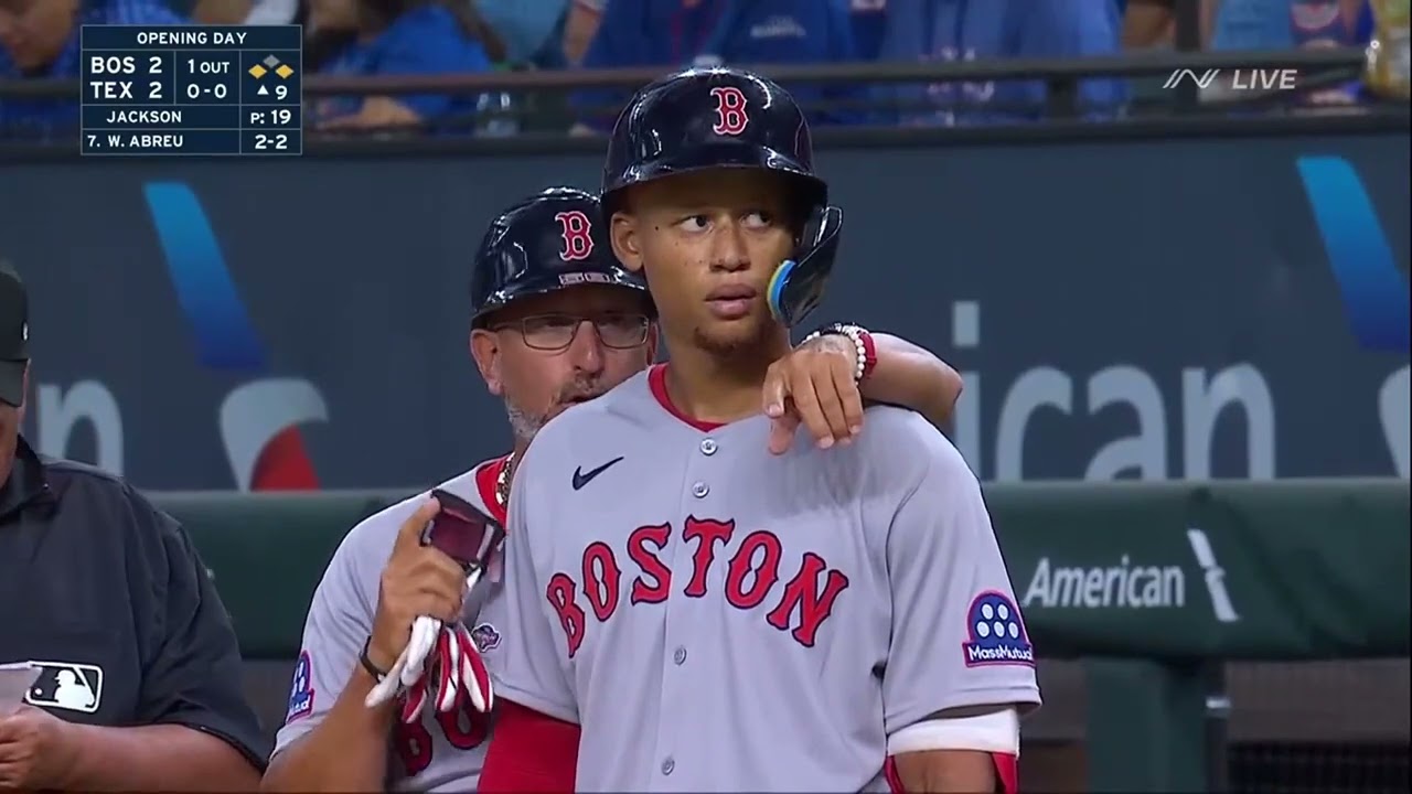 Kristian Campbell gets his 1st Major League Hit on Opening Day 2025!