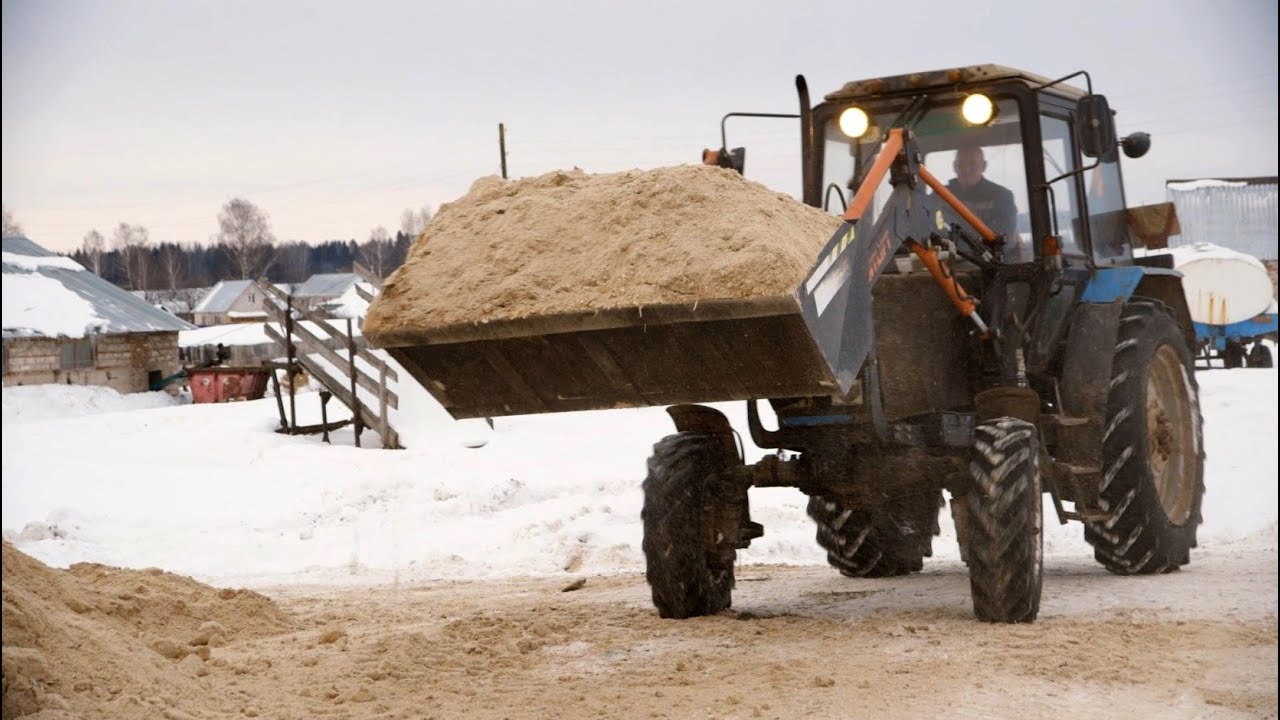 Отзыв на погрузчик FRONTLIFT M1200, ковш и сельскохозяйственные вилы