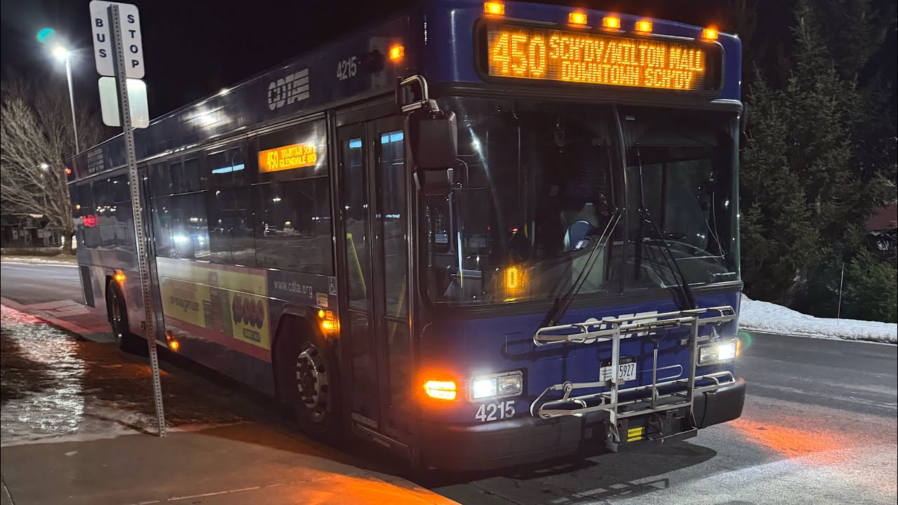 On board gillig bus 4215 full ride on route 450 