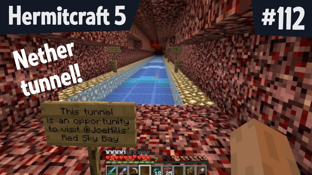 Nether Tunnel! &mdash; Hermitcraft 5 ep 112