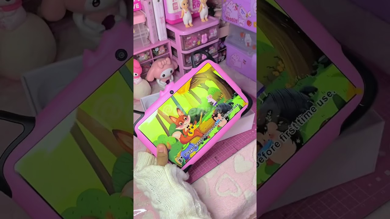 Unboxing tablet anak