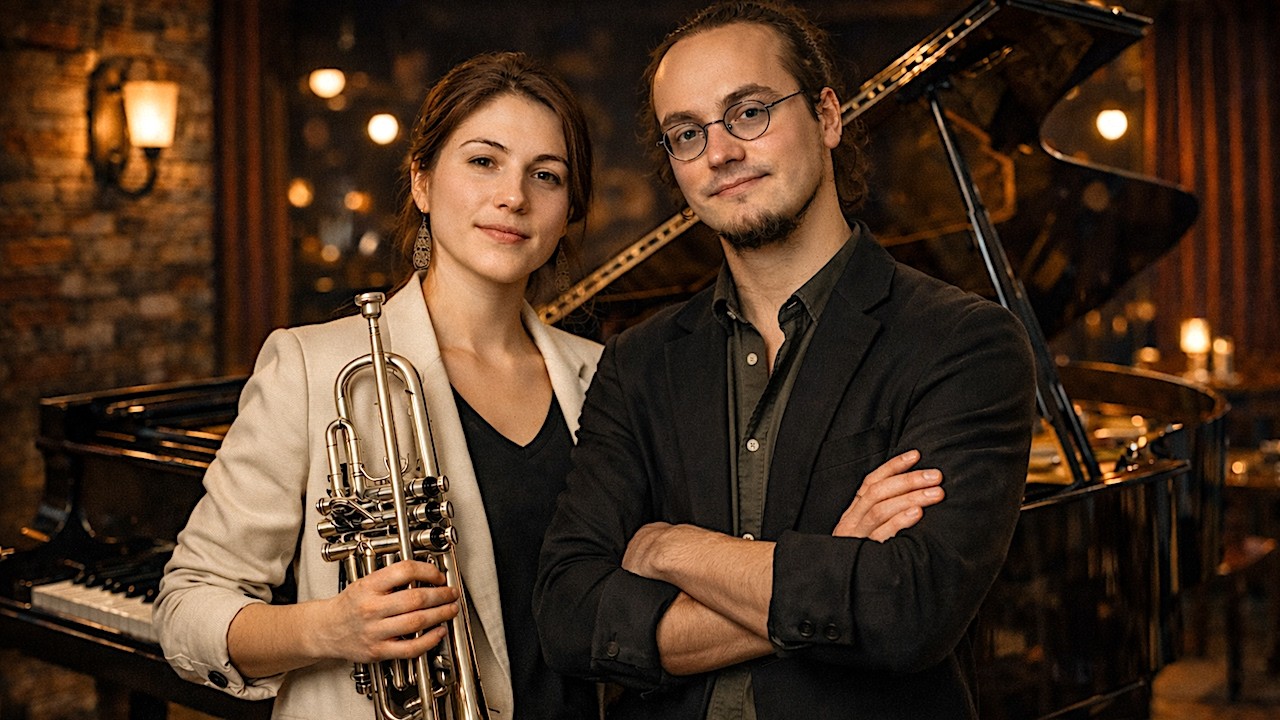 Duo jazz live Paris — Chanteuse et pianiste pour cocktails, réceptions et événements d’exception
