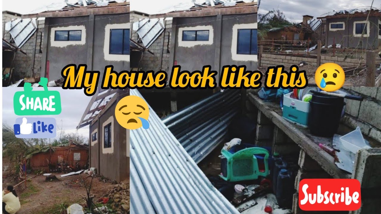 My house look like this..#aftermath #typhoonOdettePH #GemsLifeTV