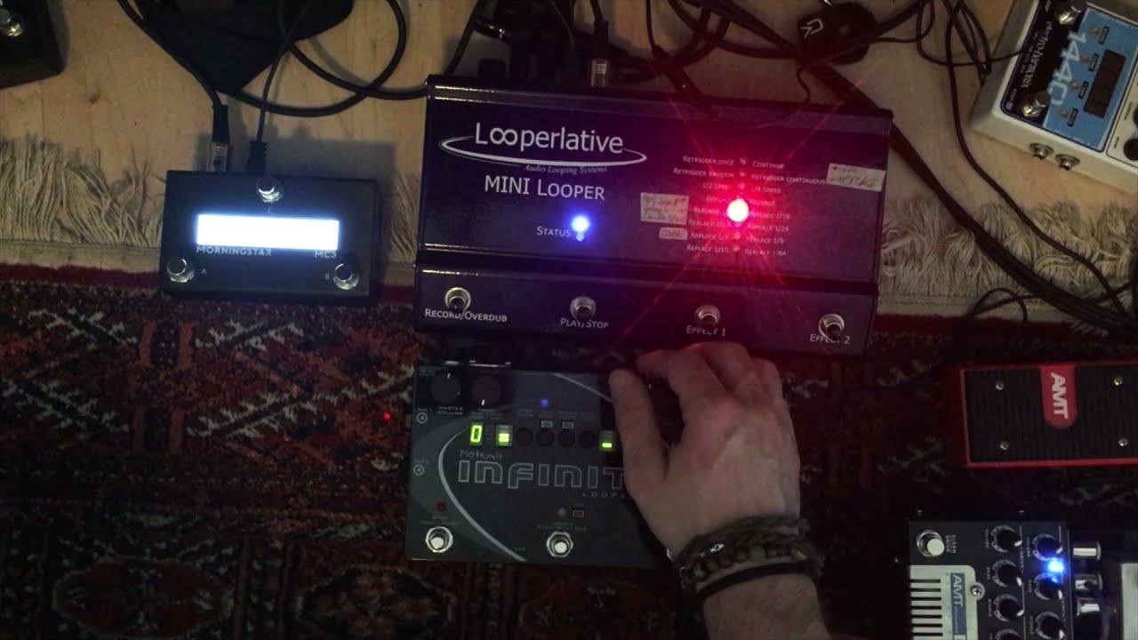 Looperlative LP2 vs. Pigtronix Infinity ~ Sync'd Loops Tutorial Part 8bis