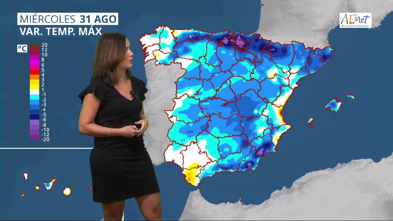 El tiempo de AEMET 31-08-2022