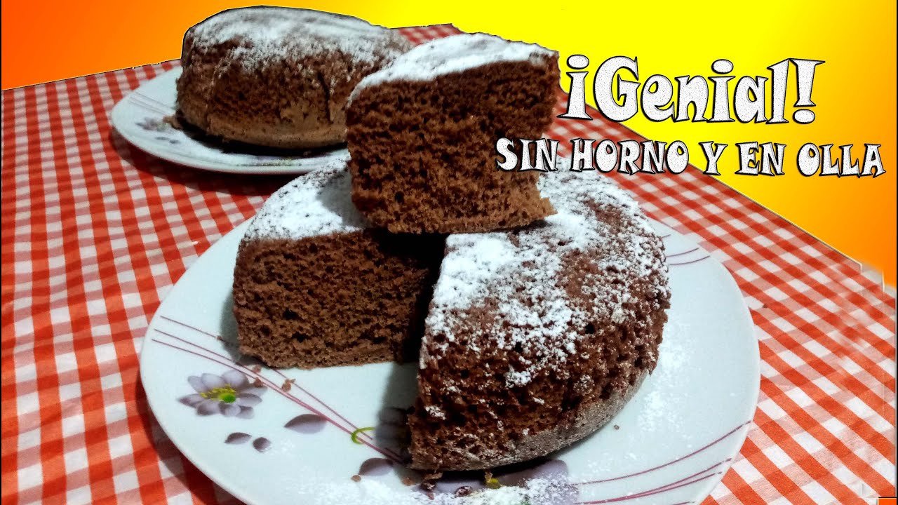 Bizcocho  de chocolate SIN HORNO  al vapor