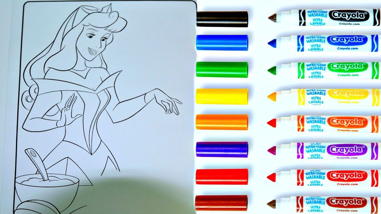 Disney Princess Magic Coloring Drawing