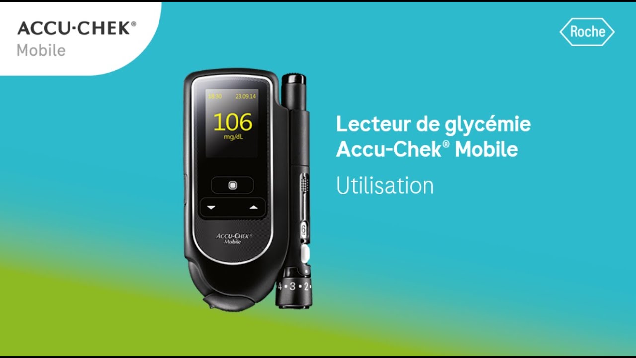 Comment réaliser une mesure de glycémie avec le lecteur de glycémie Accu-Chek Mobile ?