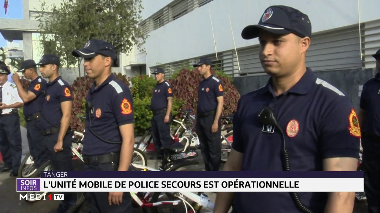 Tanger: l'unité mobile de police de secours est opérationnelle