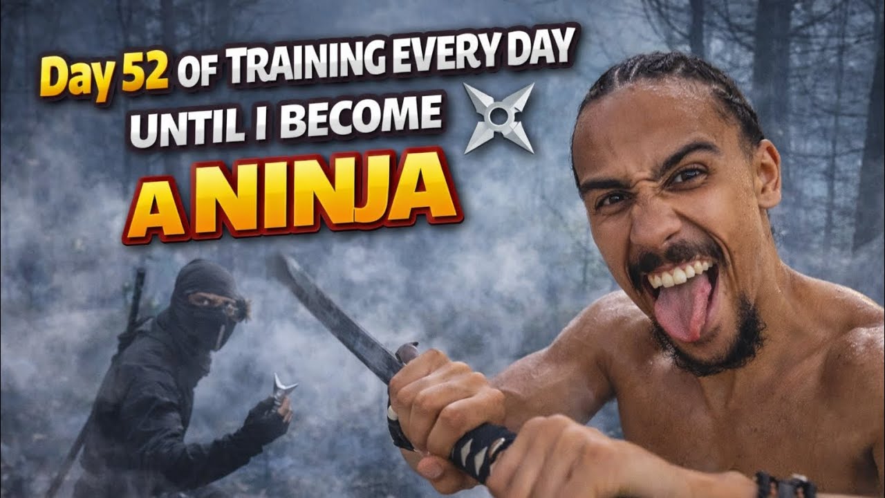 Day 52 Training Everyday Until I Become A Ninja 🥷