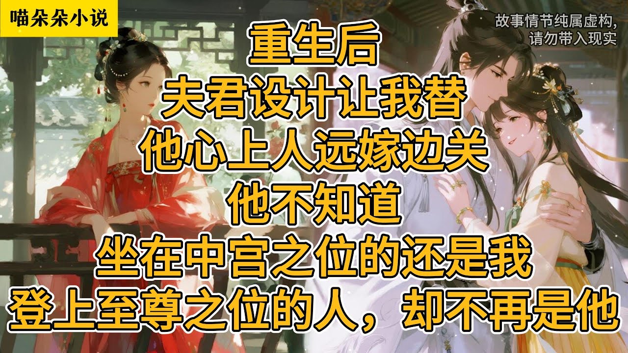 重生后，夫君设计让我替他心上人远嫁边关。他不知道，坐在中宫之位的还是我。登上至尊之位的人，却不再是他。#一口氣看完 #小说 #小説 #故事