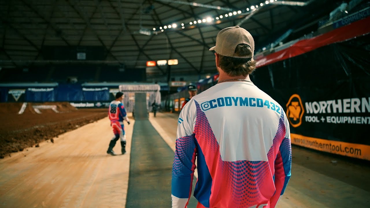 NO CROWD, ALL RISK. On Tour Ep. 1 | Monster Jam Day 1 - FMX Practice Tacoma, WA.