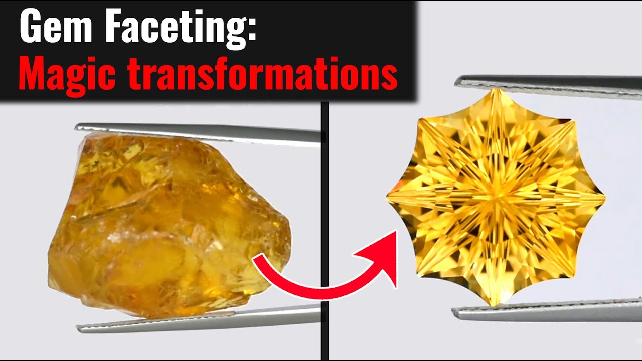 From rough stones to faceted gems: The magic of gem cutting!