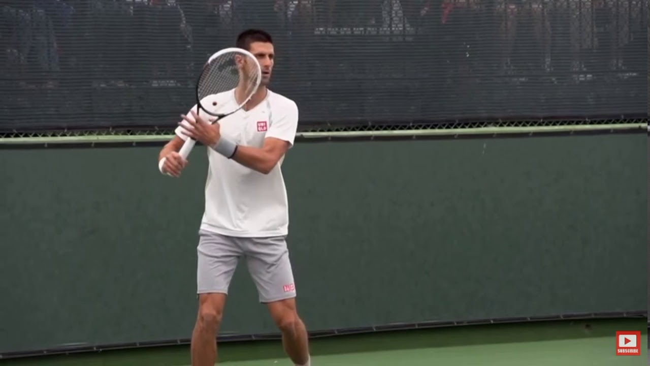 Super slow motion  NOVAK DJOKOVIC  forehand
