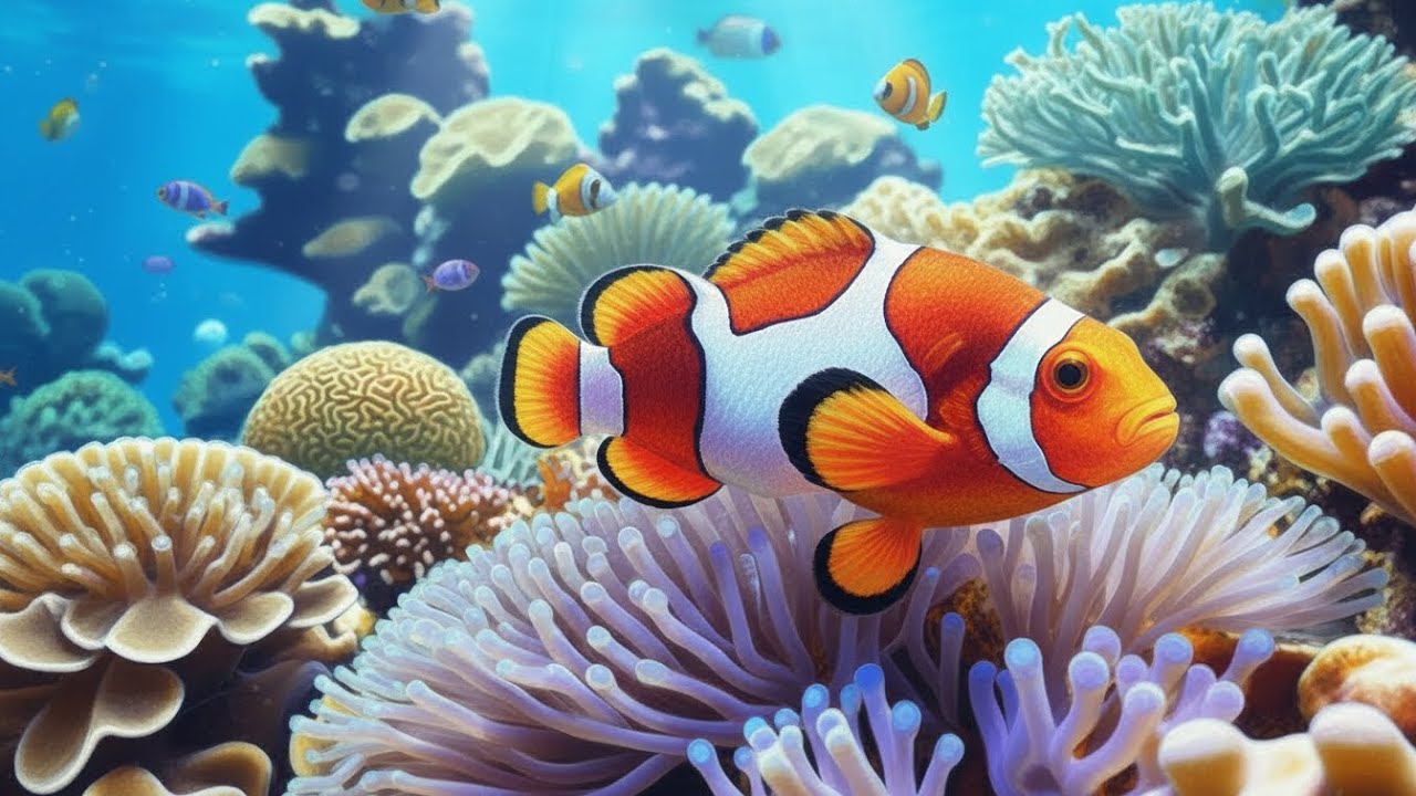 The Best 4K Aquarium - Dive Into The Mesmerizing Underwater Realm, Sea Jellyfish, Coral Reefs .