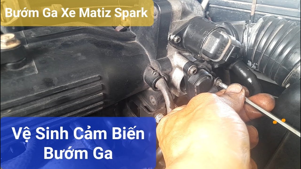 Чистка датчика дроссельной заслонки автомобиля Matiz 3 Spark